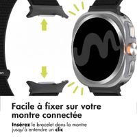 imoshion Nylon bandje Samsung Galaxy Watch Ultra (2024/2025) - Zwart
