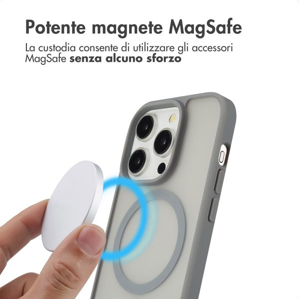 imoshion Cover posteriore Color Guard con MagSafe Apple iPhone 14 Pro - Grigio
