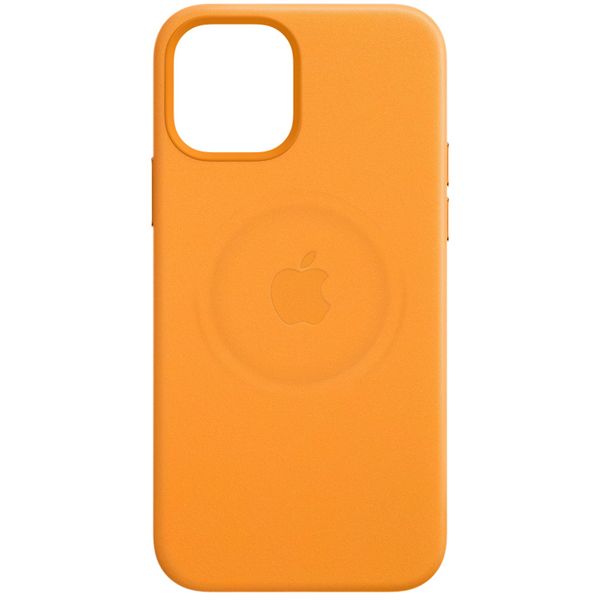 Apple Cover in Pelle MagSafe  iPhone 12 Pro Max  - California Poppy