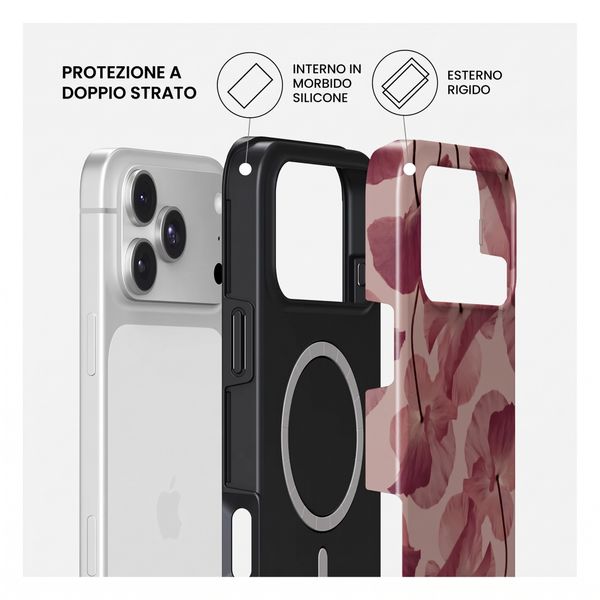Burga Cover Posteriore Resistente con MagSafe Apple iPhone 18 Pro Max - Tender Kiss