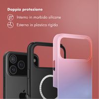 Selencia Cover posteriore Vivid con MagSafe Apple iPhone 18 Pro / 17 Pro - Gradient Soft Blush