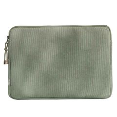 Selencia Cover per laptop in velluto a coste 15-16 pollici - Sleeve per laptop - Pistache Cream