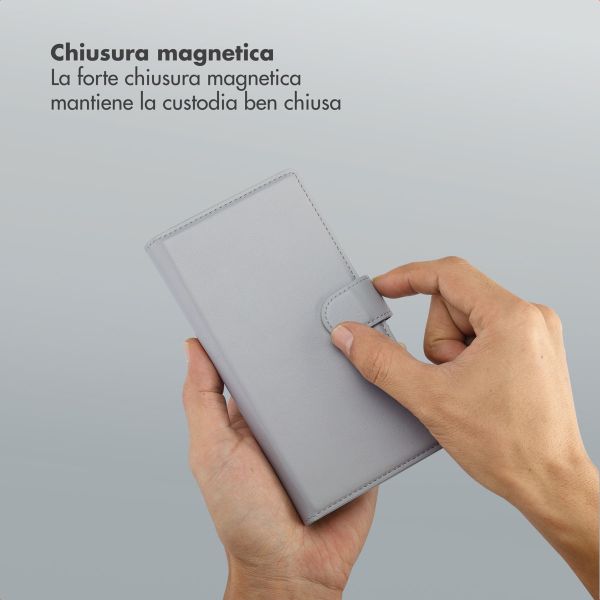 Selencia Libreria rimovibile Olyn con MagSafe Samsung Galaxy S25 Ultra - Grigio