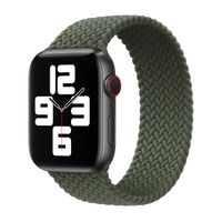 Apple Cinturino Solo intrecciato Apple Watch | 38/40/41/42 mm - Taglia 4 - Inverness Green