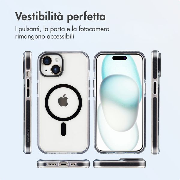 imoshion Cover Combat MagSafe Apple iPhone 15 - Nero