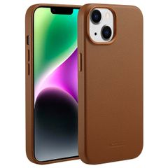 Accezz Cover in Pelle con MagSafe Apple iPhone 14 - Sienna Brown