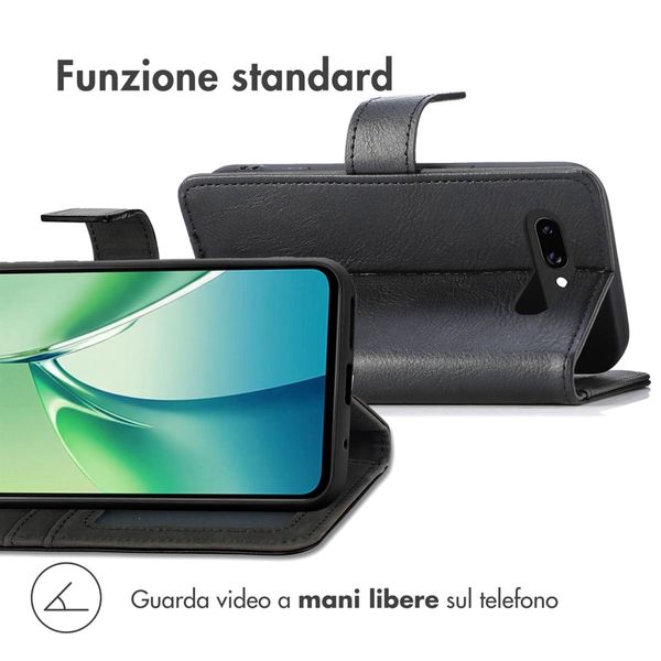 imoshion Cover a libro di Lusso Google Pixel 9A - Nero
