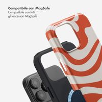 Selencia Cover posteriore Vivid con MagSafe Apple iPhone 16 Pro Max - Dream Swirl Orange