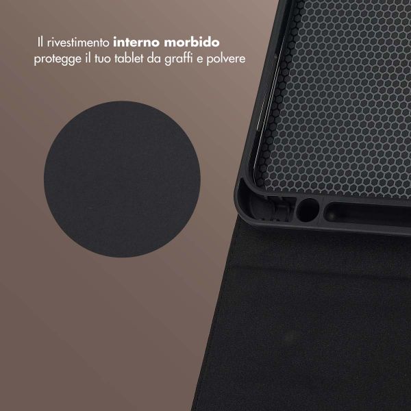 Selencia Cover Riva Apple iPad Air 11 pollici (2026) M4 / (2025) M3 / (2024) M2 / Air 5 (2022) / Air 4 (2020) - Mocha Brown
