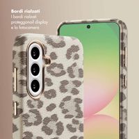 Selencia Cover Sabi Stampa pantera con MagSafe Samsung Galaxy A56 - Soft Ivory