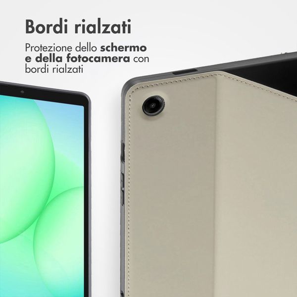 Accezz Cover Tablet Classica Samsung Galaxy Tab A11 Plus - Greige