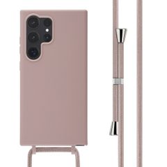imoshion Cover in Silicone con Cordino Samsung Galaxy S24 Ultra - Sand Pink