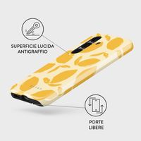 Burga Cover Posteriore Resistente Samsung Galaxy S25 - Lemon Tart