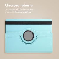 imoshion Cover Girevole a 360° Samsung Galaxy Tab S10 Plus / Tab S9 FE Plus / Tab S9 Plus - Azzurro