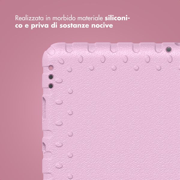 imoshion Cover Posteriore Kidsproof con Maniglia Samsung Galaxy Tab A11 / A9 8.7 pollici - Rosa chiaro