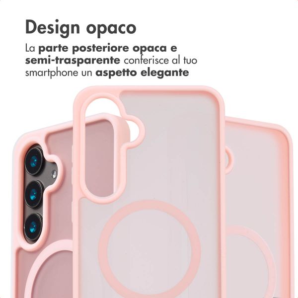 imoshion Cover posteriore Color Guard con MagSafe Samsung Galaxy S24 - Rosa chiaro