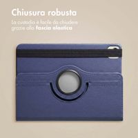 imoshion Cover Girevole a 360° Apple iPad Air 13 pollici (2026) M4 / (2025) M3 / (2024) M2 - Blu scuro