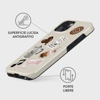 Burga Cover Posteriore Resistente con MagSafe Apple iPhone 14 - Oat Milk Please