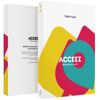 Accezz Libreria a tre ante robusta Apple iPad Air 11 pollici (2026) M4 / (2025) M3 / (2024) M2 / Air 5 (2022) / Air 4 (2020) - Nero