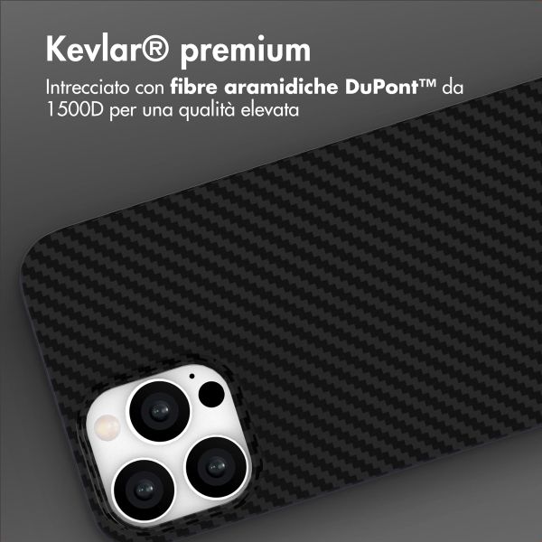 Accezz Cover MagSafe Kevlar® Apple iPhone 13 Pro Max - Nero
