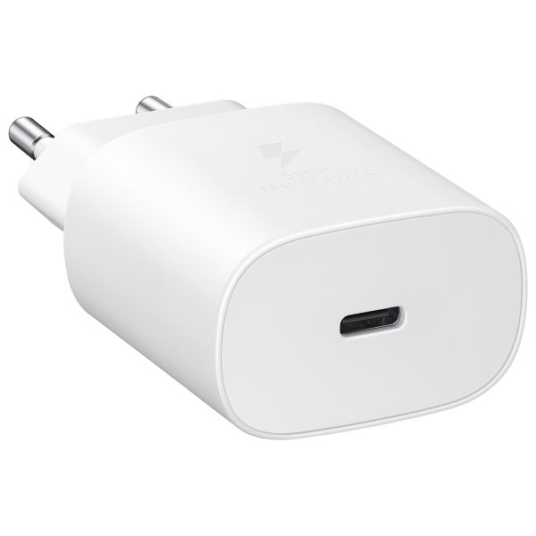 Samsung Adattatore Originale Fast Charging Caricatore USB-C in Confezione Originale - 65 Watt - Bianco
