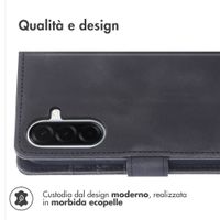 imoshion Cover a libro con Cordino Samsung Galaxy A57 (5G) - Nero