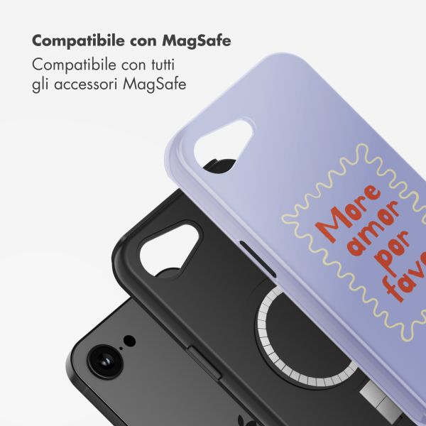 Selencia Cover posteriore Vivid con MagSafe Apple iPhone 17e / 16e - More Amor