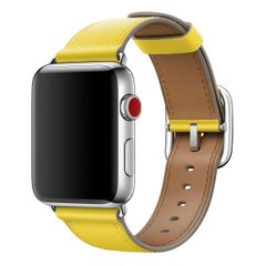 Apple Cinturino Leather Band Classic Buckle Apple Watch | 38/40/41/42 mm - Spring Yellow
