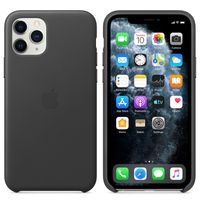 Apple Cover in Pelle iPhone 11 Pro - Black