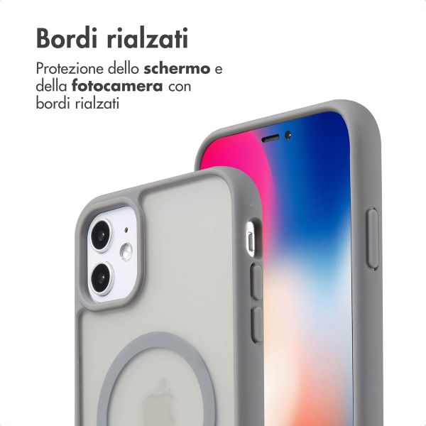 imoshion Cover posteriore Color Guard con MagSafe Apple iPhone 11 - Grigio