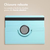 imoshion Cover Girevole a 360° Samsung Galaxy Tab A11 Plus / A9 Plus - Azzurro