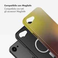 Selencia Cover posteriore Vivid con MagSafe Apple iPhone 17e / 16e - Gradient Olive Dust