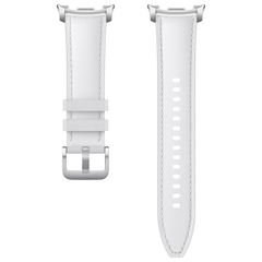 Samsung Cinturino Original Hybrid in pelle vegana Samsung Galaxy Watch 8 (40/44mm) / Classic (46mm) - White