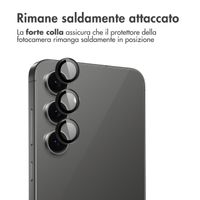 imoshion Pellicola protettiva 2 pack per la fotocamera Samsung Galaxy S25 FE - Nero