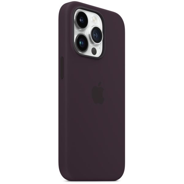 Apple Cover Posteriore in Silicone con MagSafe Apple iPhone 14 Pro - Elderberry