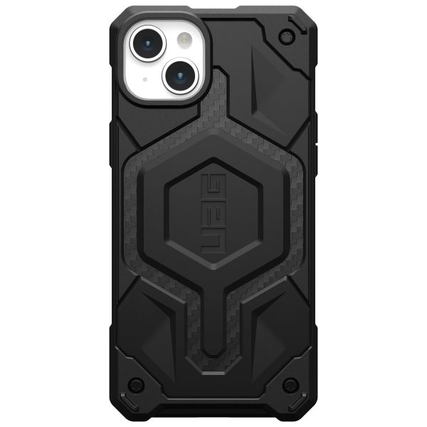 UAG Cover Posteriore Monarch Pro Apple iPhone 15 Plus - Carbon Fiber