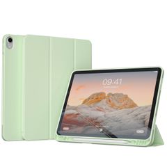 Accezz Cover a libro in silicone Smart Apple iPad Air 11 pollici (2026) M4 / (2025) M3 / (2024) M2 / Air 5 (2022) / Air 4 (2020) - Verde chiaro