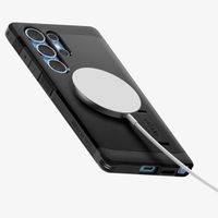 Spigen Cover Posteriore Corazzata Tough con MagSafe Samsung Galaxy S25 Ultra - Nero