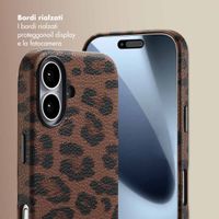 Selencia Cover Sabi Stampa pantera con MagSafe Apple iPhone 17 - Mocha Brown