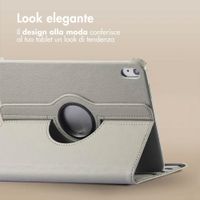 imoshion Cover Girevole a 360° Apple iPad 11 (2025) 11 pollici A16 / iPad 10 (2022) 10.9 pollici - Grigio
