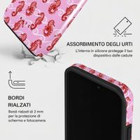 Burga Cover Posteriore Resistente con MagSafe Apple iPhone 14 Pro - Coral Reef