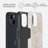 Burga Cover Posteriore Resistente Apple iPhone 14 - Vanilla Sand
