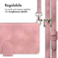imoshion Cover a libro con Cordino Apple iPhone SE (2022 / 2020) / 8 / 7 - Rosa