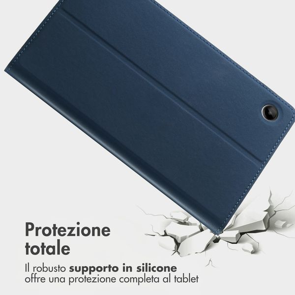 Accezz Cover Tablet Classica Samsung Galaxy Tab A9 8.7 pollici - Blu scuro