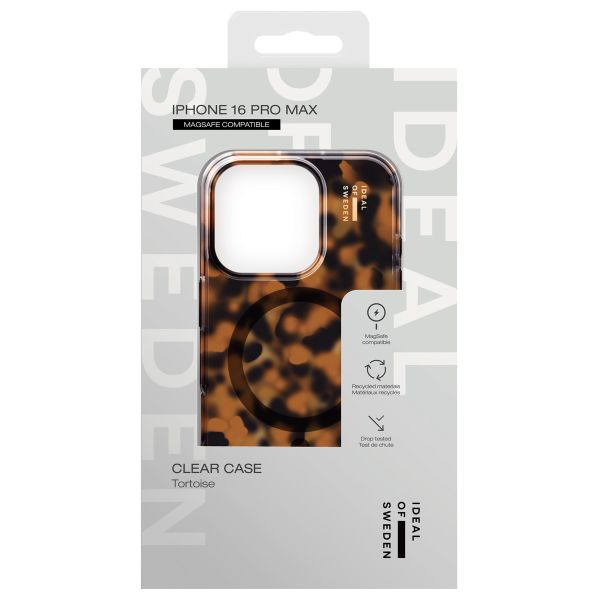 iDeal of Sweden Cover Trasparente con MagSafe Apple iPhone 16 Pro Max - Tortoise