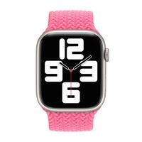 Apple Cinturino Solo intrecciato Apple Watch | 38/40/41/42 mm - Taglia 4 - Flamingo