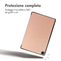 imoshion Cover a libro Trifold Samsung Galaxy Tab A9 Plus - Oro rosa