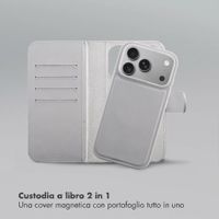Accezz Cover a libro Edge rimovibile con MagSafe Apple iPhone 18 Pro / 17 Pro - Grigio