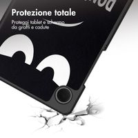 imoshion Cover Trifold Design Samsung Galaxy Tab A11 / A9 8.7 pollici - Don't touch