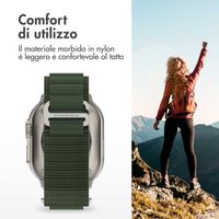 imoshion Cinturino in nylon Alpine Apple Watch | 44/45/46/49 mm - Verde